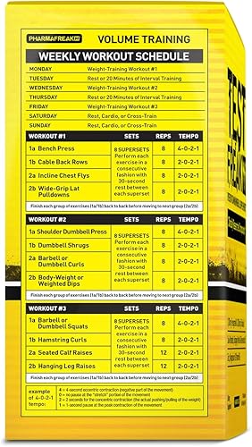 Miniatura 7 de Pharmafreak Test Freak Suplemento mineral híbrido de vitamina – Ultimate Testosterona Booster – 120ct – Fórmula de Estados Unidos – Suministro para