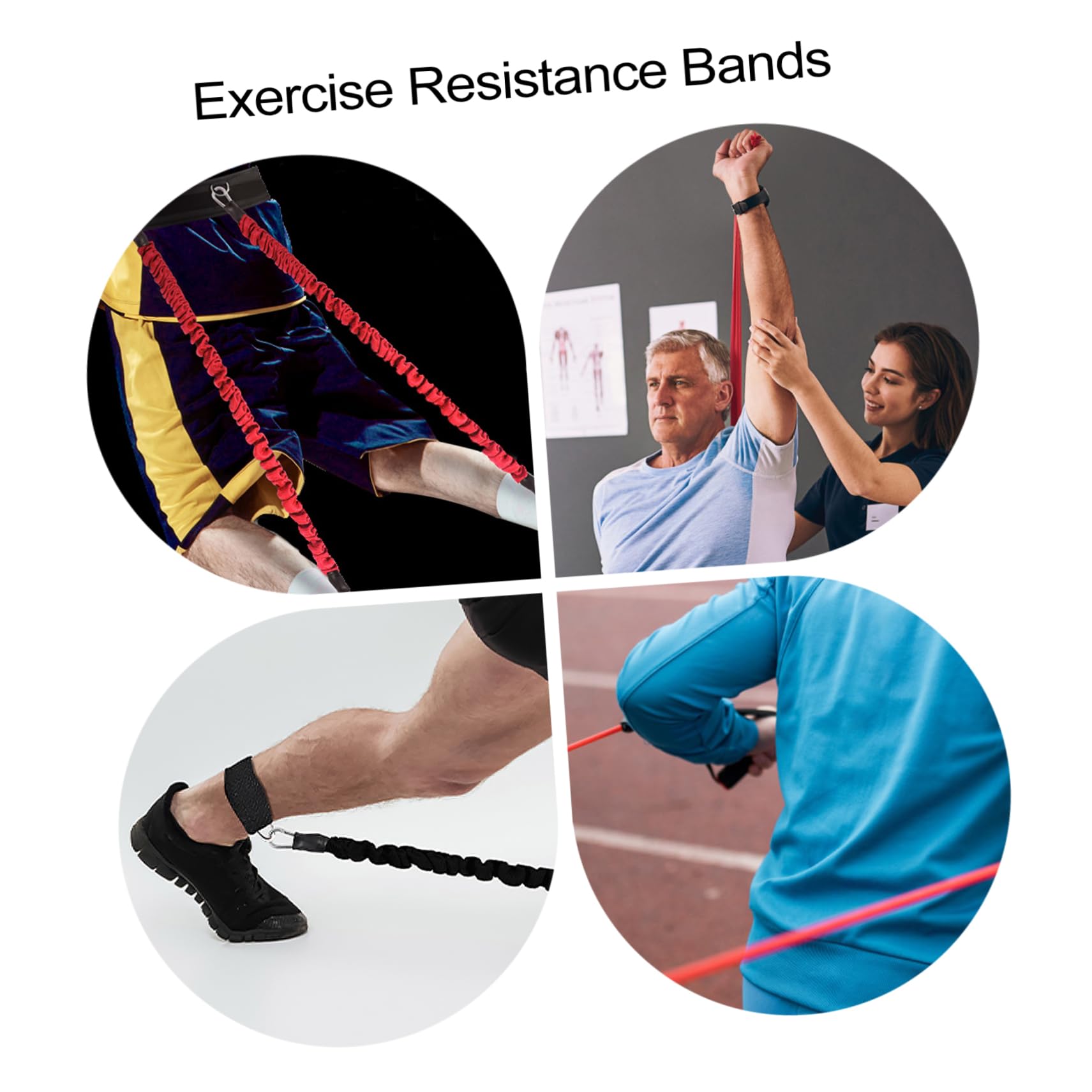 Happyyami Banda de Resistencia de Fitness Bandas de Ejercicio fortalecedor de Agarre de Mano maquinas Gym Material Gimnasio Belt Ligas de Resistencia para Ejercicio Barra de tracción
