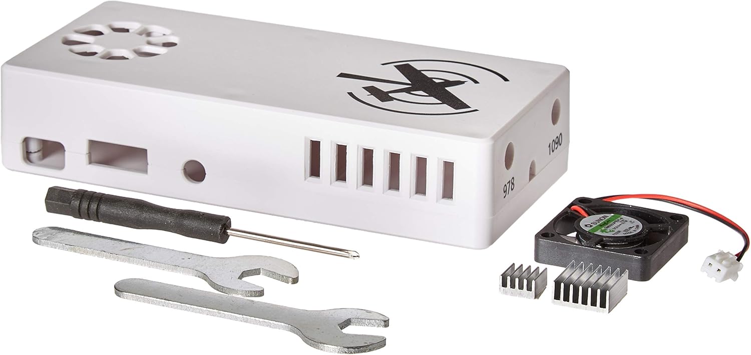 Stratux Case with Fan, White ABS