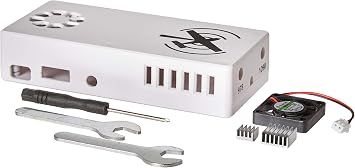 Case with Fan, White ABS