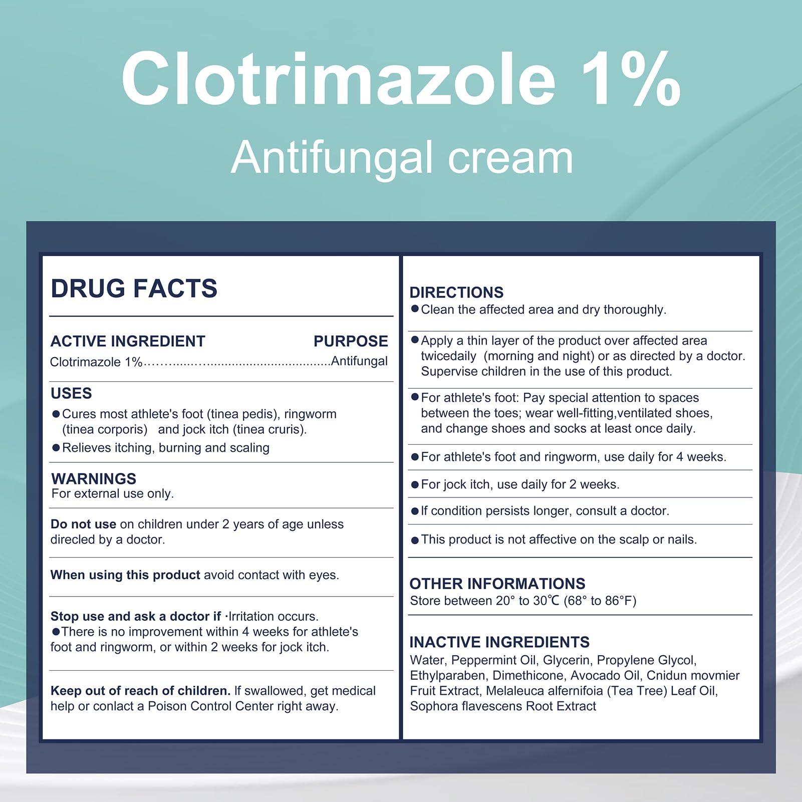 Antifungal Cream for Athlete’s Foot, Jock Itch - 1% Clotrimazole — Amazon image 7