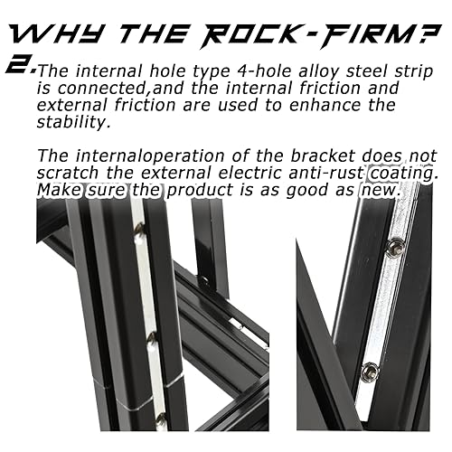 Miniatura 4 de Anman G920 Rock-Firm Racing Simulator Cockpit Fit for Logitech G29 G923,Thrustmaster T300RS T150S TX, Fanatec,PC,PS4 Steering Wheel Stand race car