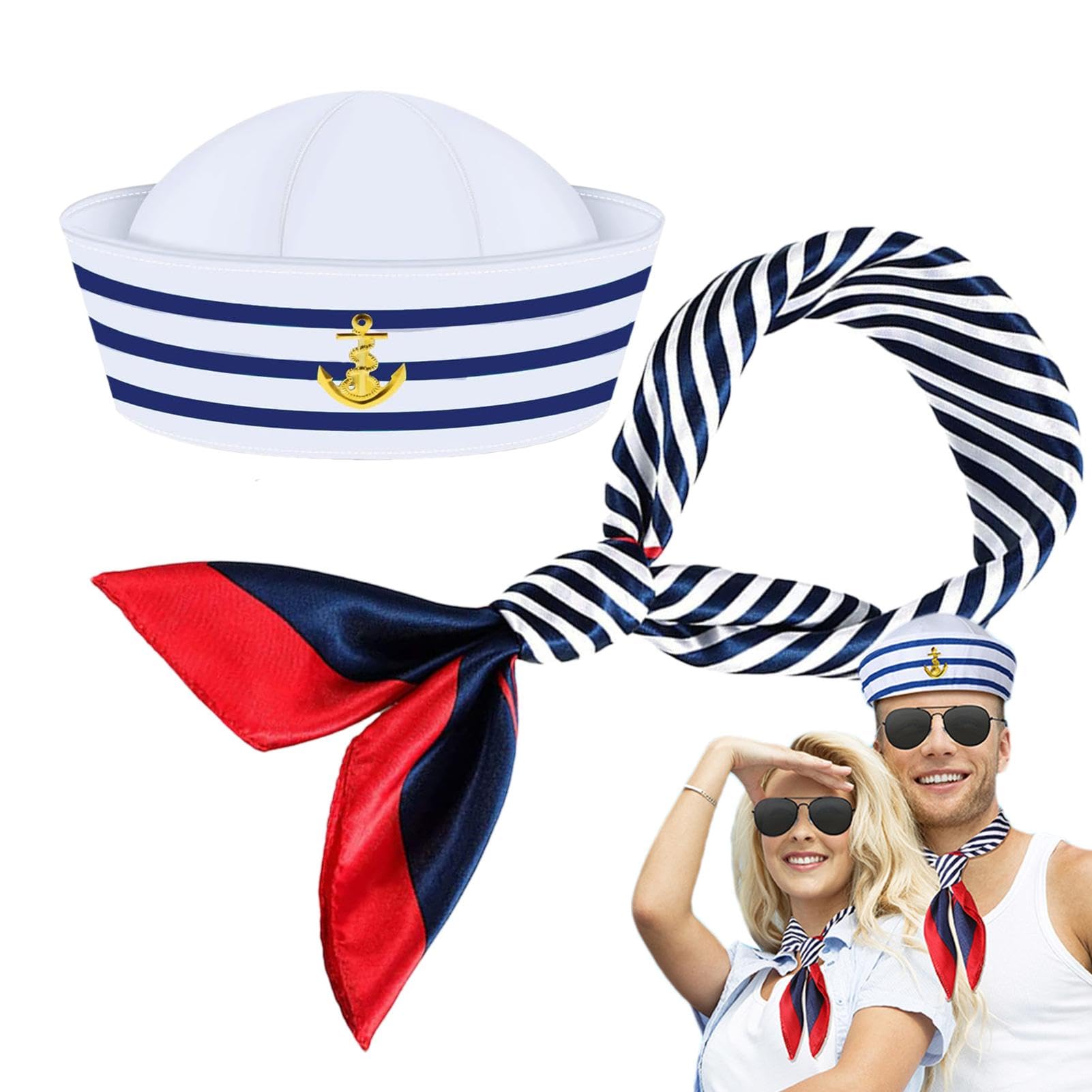 Kapitäns-Kostümset – Inkl. Verstellbarer Mütze, Sonnenbrille & Erkennungsmarke, Für Partys & Cosplay