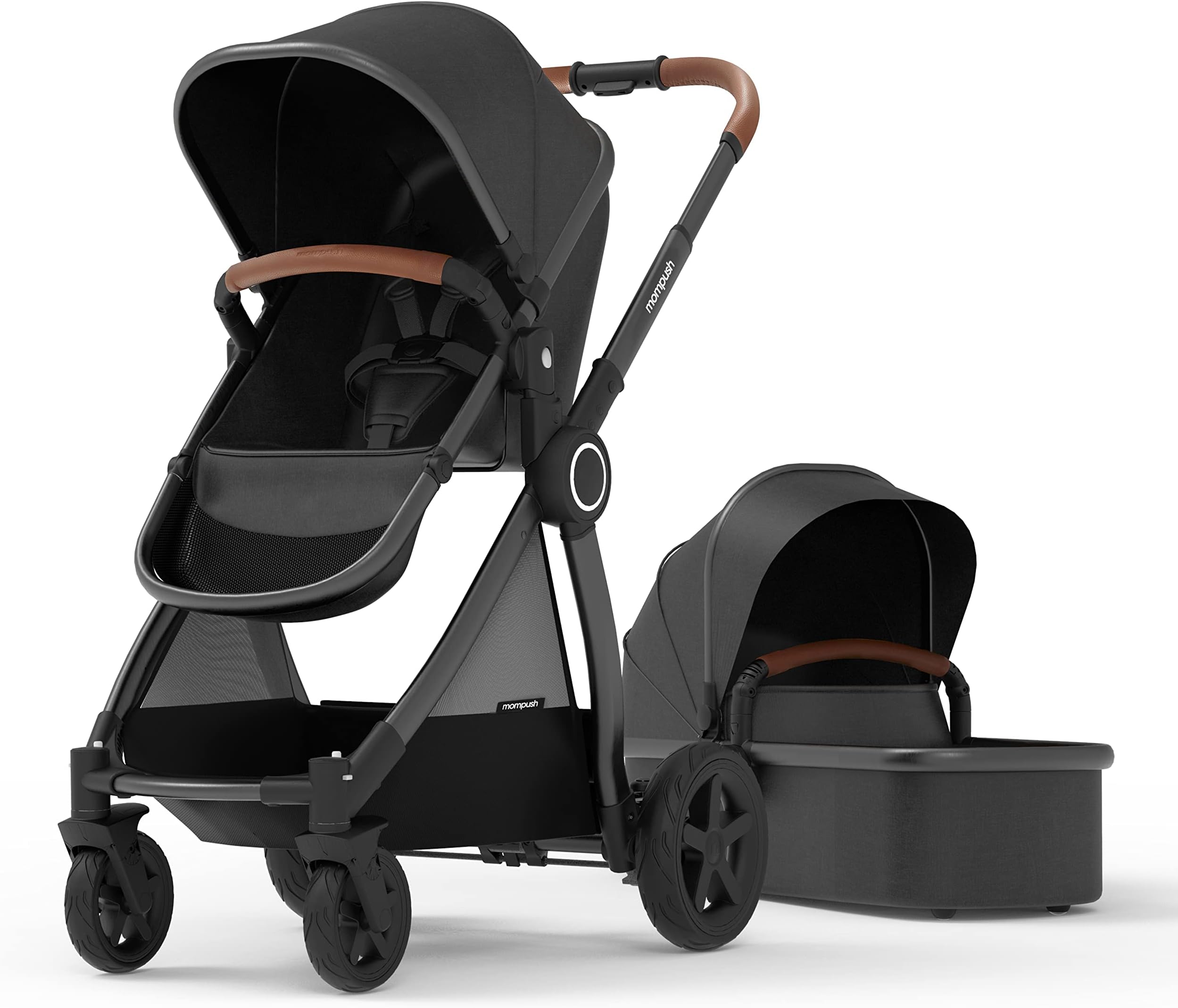 - Ultimate 2 Baby Stroller for Infant and Toddler with Newborn Mode and Reversible Seat, All-Terrain Stroller with All-Wheel Suspension, Includes Car Seat Adapter and Large Storage Basket