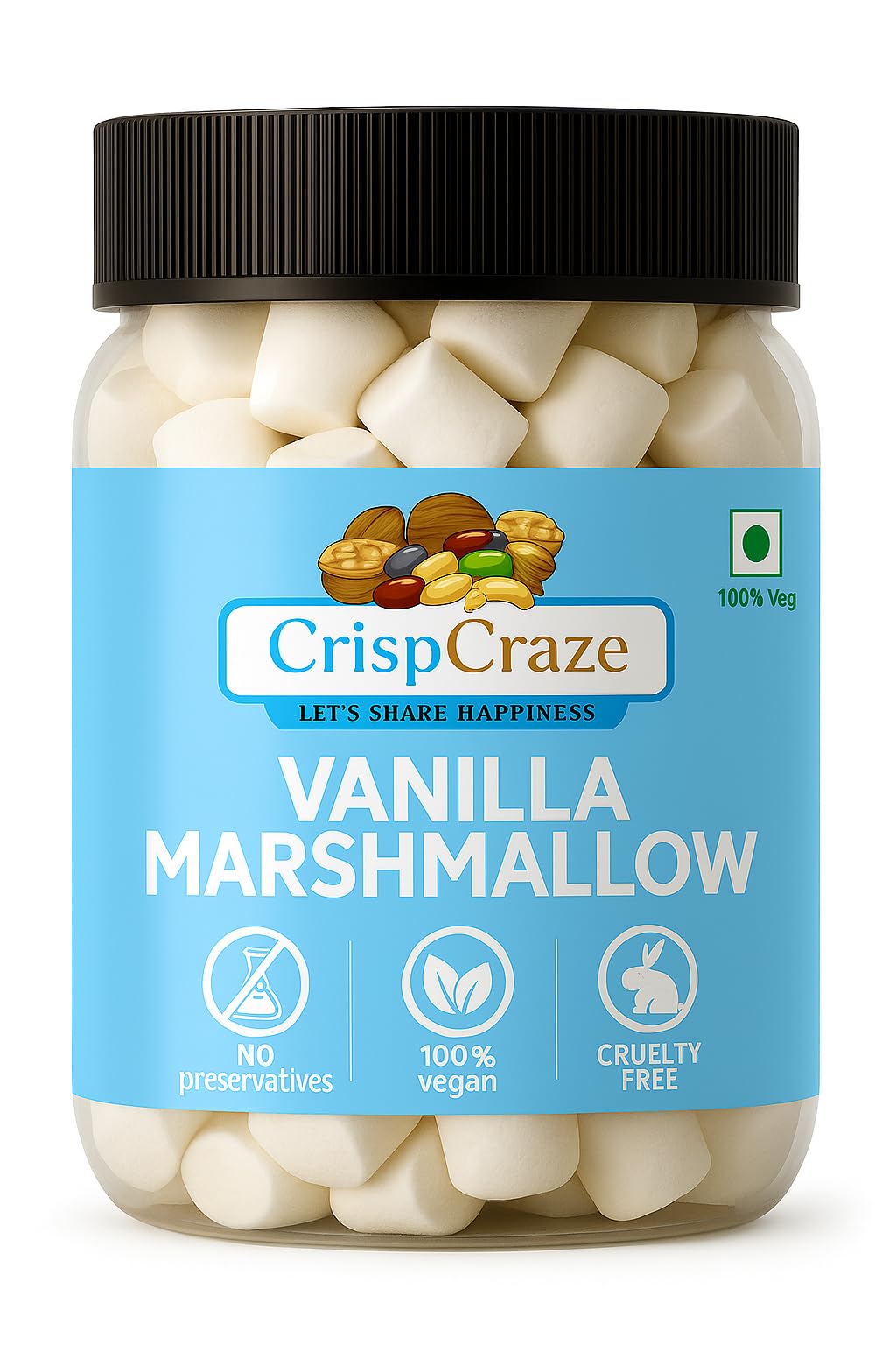 Marshmallows | White Cubes | Imported Quality | 80 Pieces | Vanilla | Perfect for Hot Chocolate, kids snacking & versatile use.-image-20