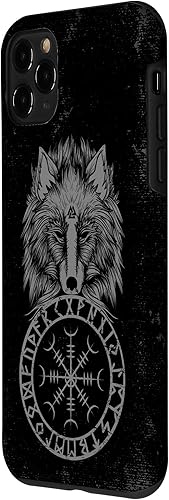 Miniatura 2 de Carcasa para iPhone 11 Pro Viking Aegishjalmur Runas Fenrir Odin Yelmo De Awe