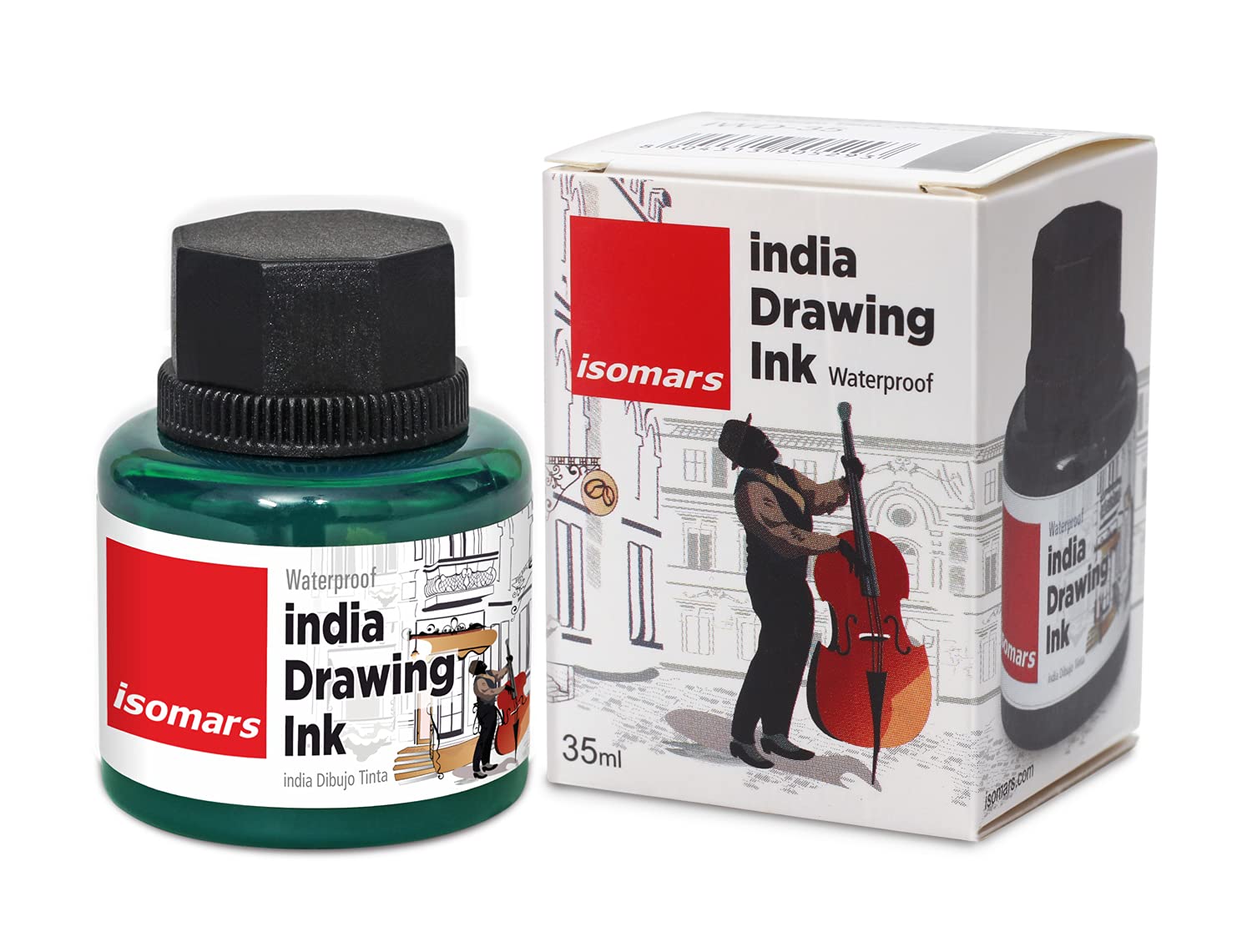 IsomarsIndia Waterproof Drawing Ink - 35ML (Green)