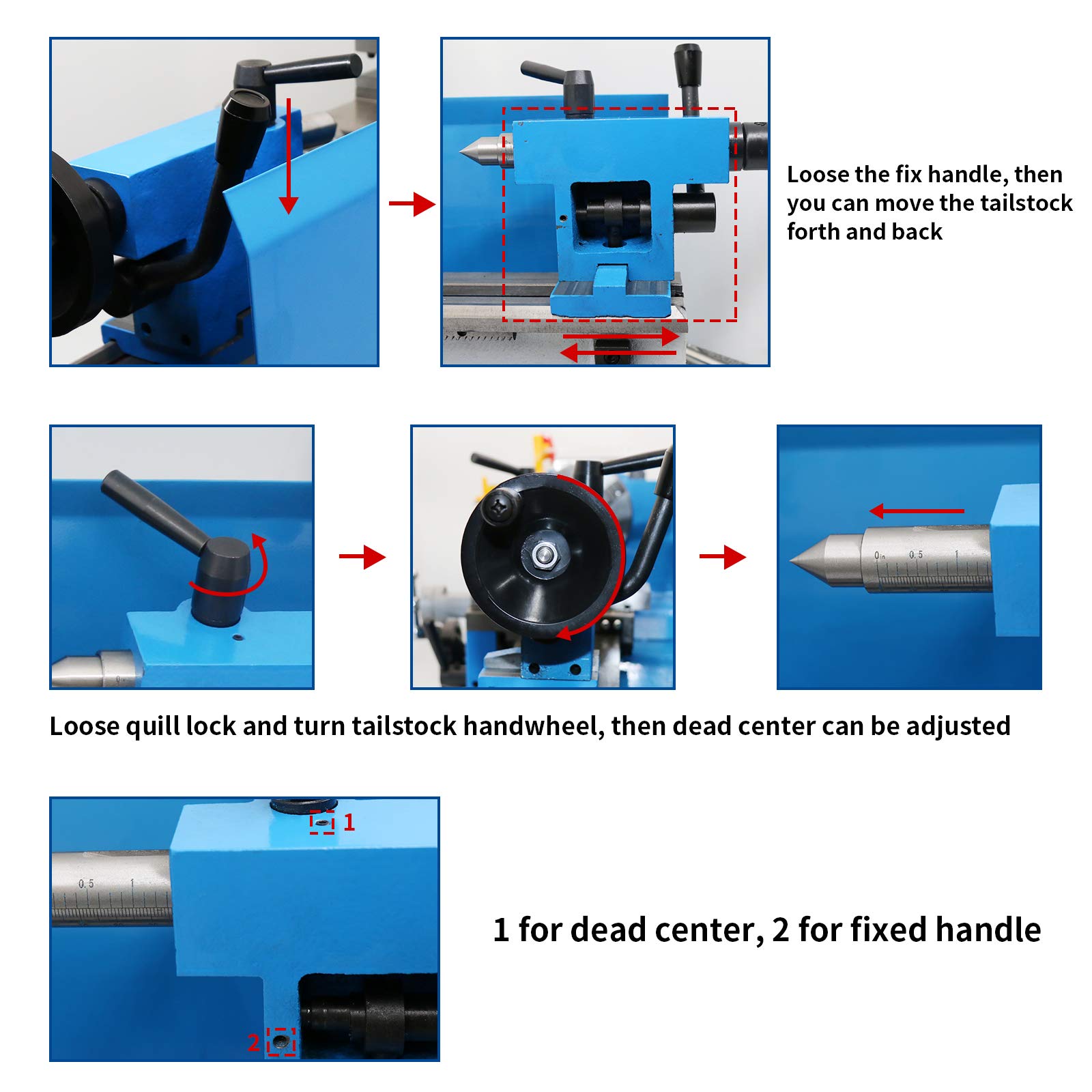 Mini Lathe 7"X14",Metal Lathe Variable Speed 2250RPM,Mini Metal Lathe