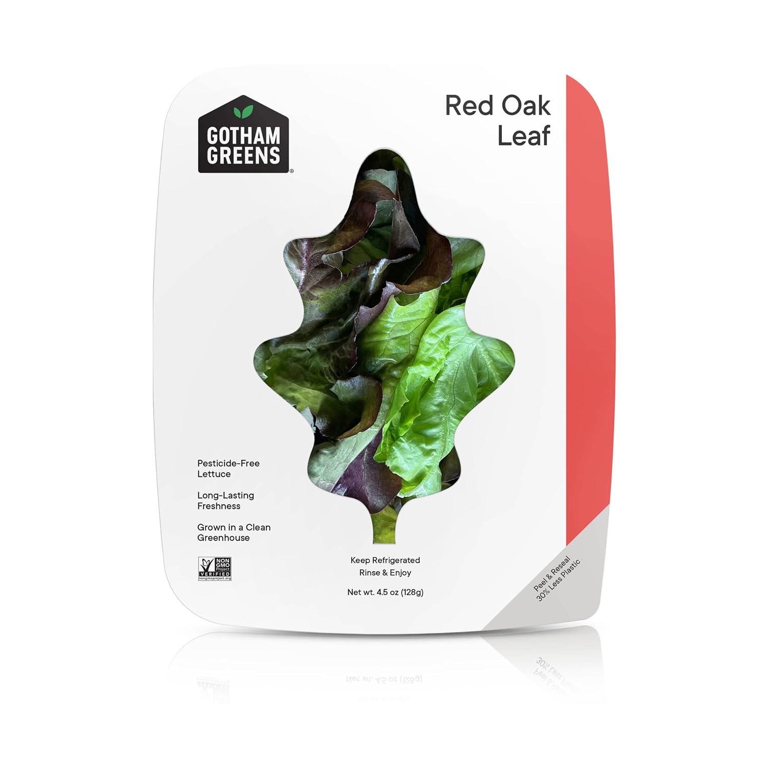 Gotham Greens Red Oak Leaf Lettuce, 4.5 oz