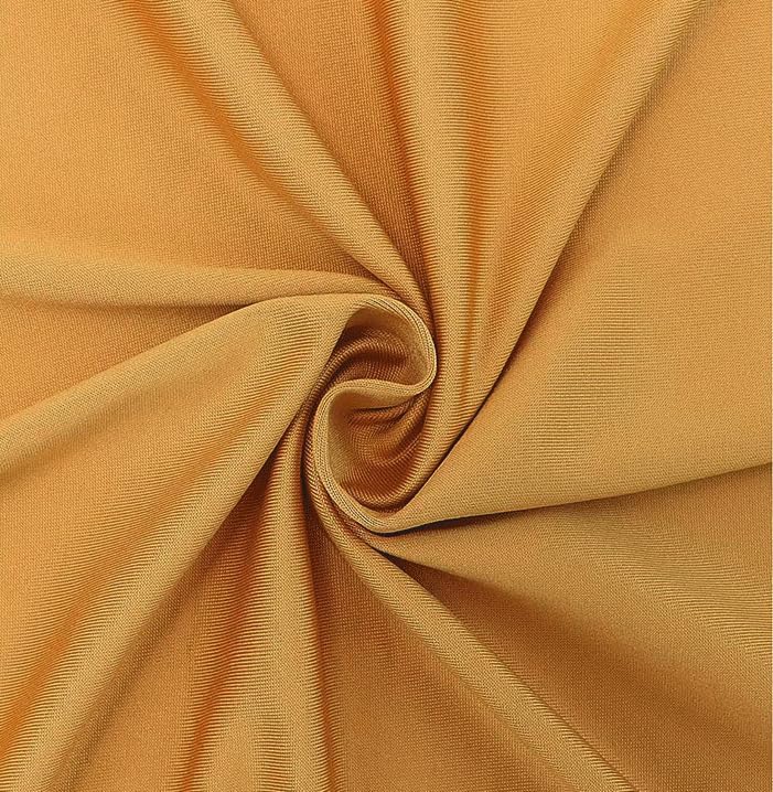 YYCRAFT Nylon Spandex Fabric 67 Inch Wide Swimwear, Activewear Fabric | 4-Way Stretch | Sports, Dance, Yoga (5 Yards, Nude)