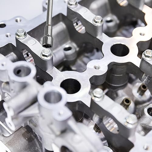 Miniatura 7 de Biaungdo Destornillador de llave de vaso de 0.394 in, destornillador de tuerca hexagonal de acero de alto carbono, punta no magnética,