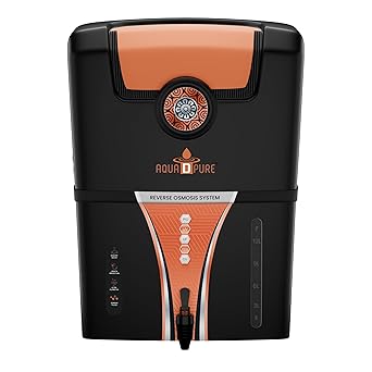 AQUA D PURE 4 in 1 Copper RO Water Purifier with UV, UF and TDS Controller | 12Litre | Fully Automatic Function and Best For Home and Office