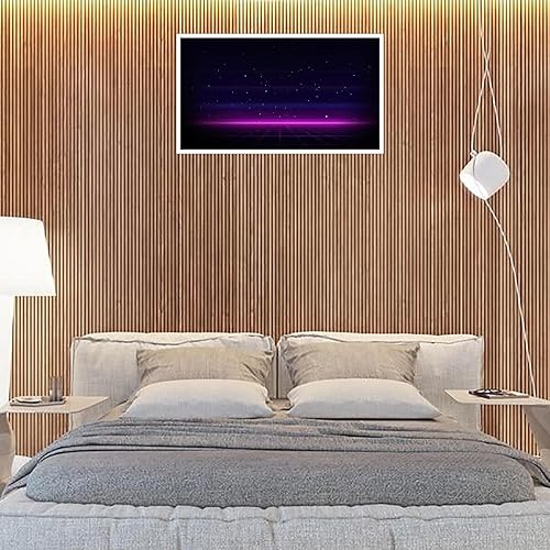 Miniatura 4 de Synthwave Vaporwave - Póster de arte digital de estrellas retrowave para el hogar, 1 pieza, decoración sin marco, 42 x 24 pulgadas