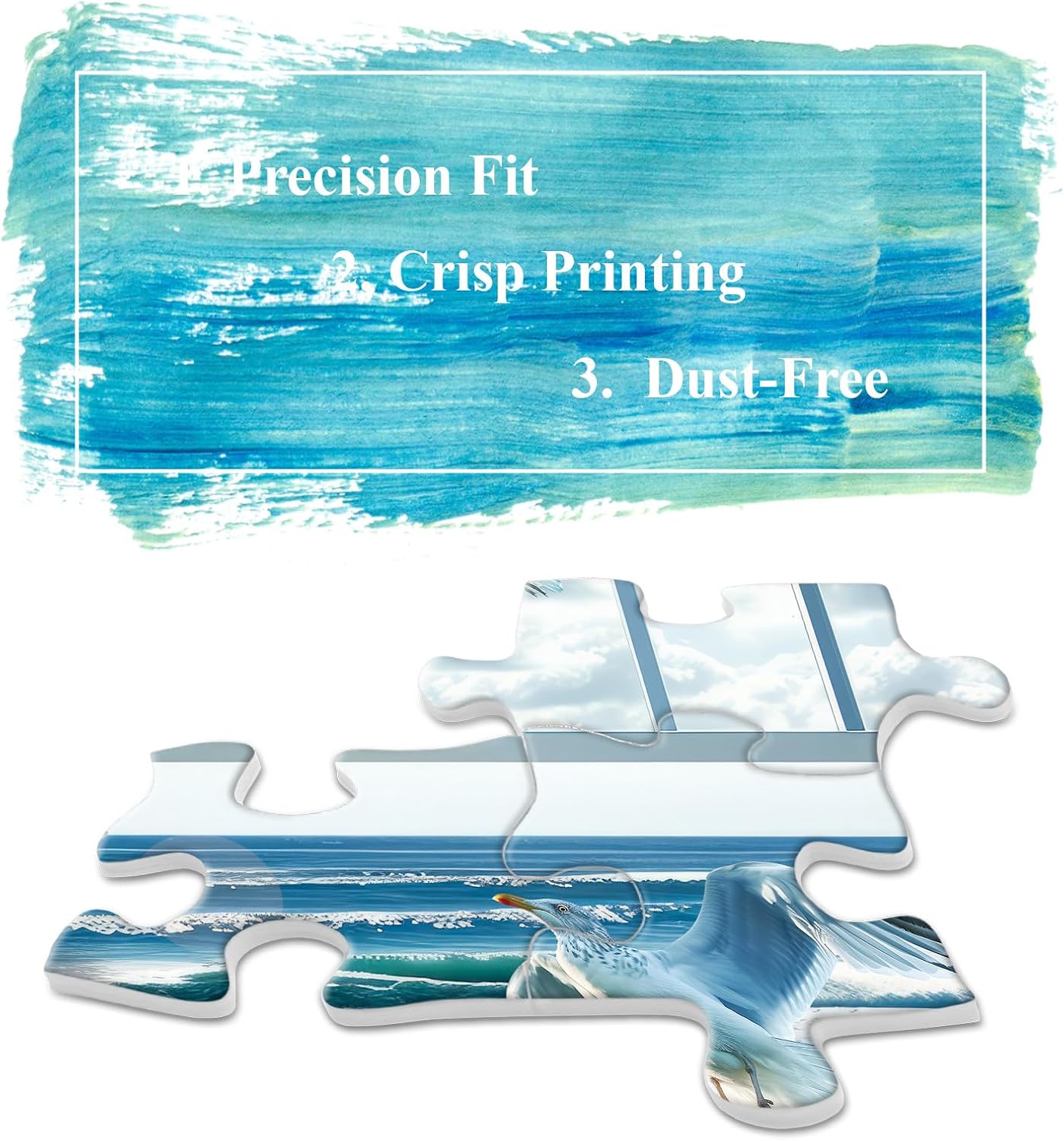 Beach Summer House Puzzles for Adults 1000 Piece, Hawaii Florida Maine Ocean Jigsaw Puzzles, Seashore Retreat House Puzzles image 5