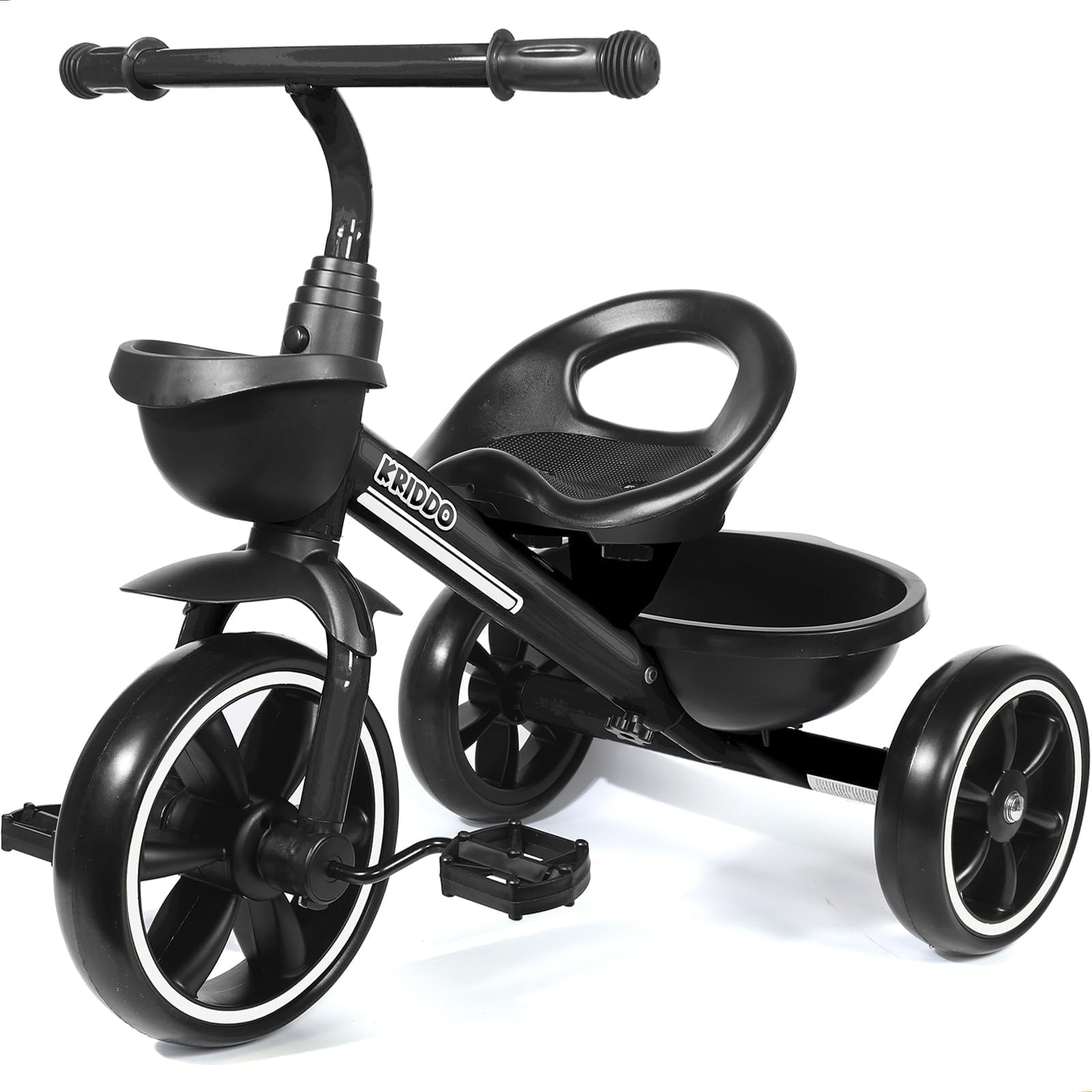 Photo 1 of KRIDDO Kids Tricycle for 2-5 Year Olds - Gift for Toddlers - Black