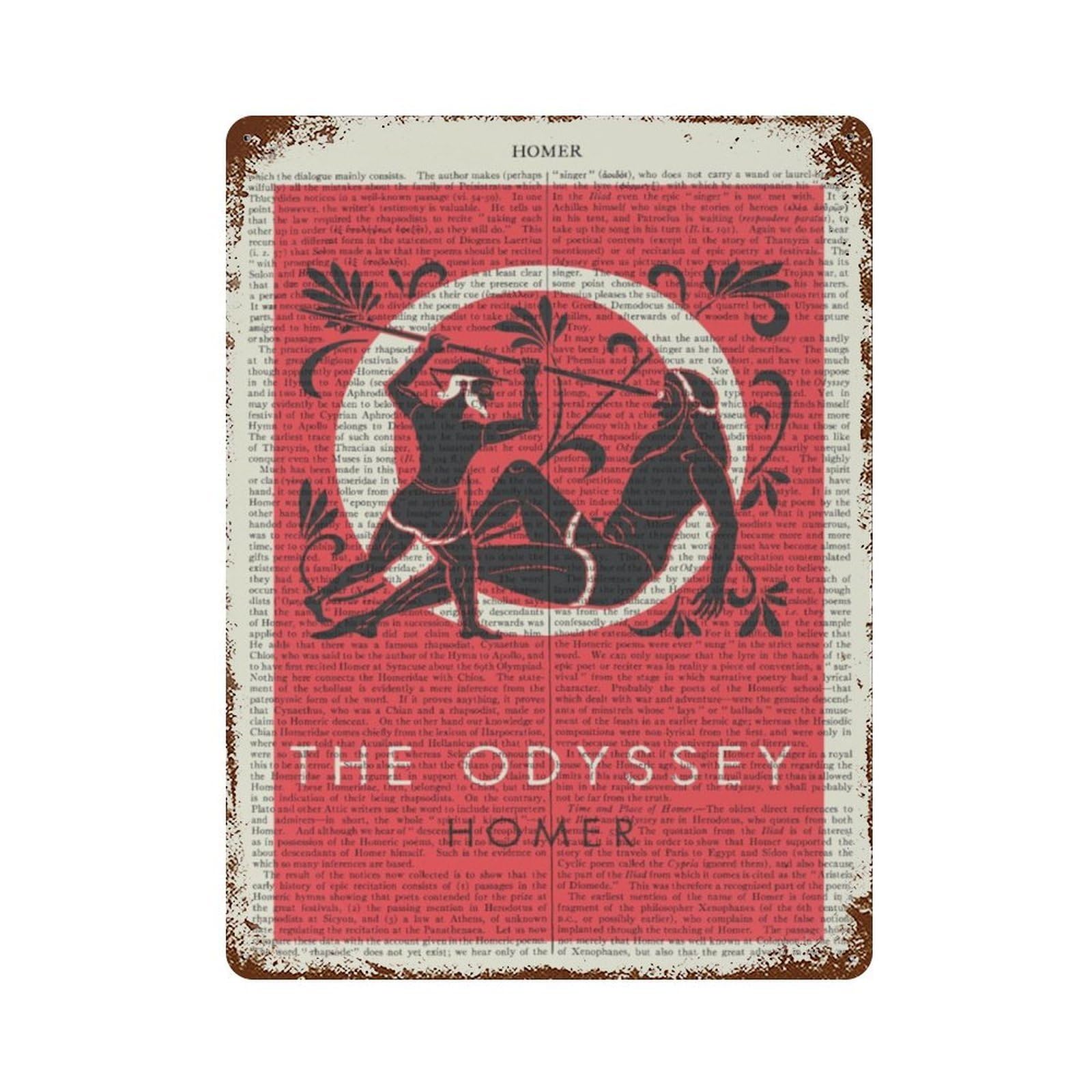 xiaoxiaoshen The Odyssey Wall Decor Art Metal Tin Poster Modern Home Decor Art Home Bar Shop Decorations Vintage Sign 40x30cm