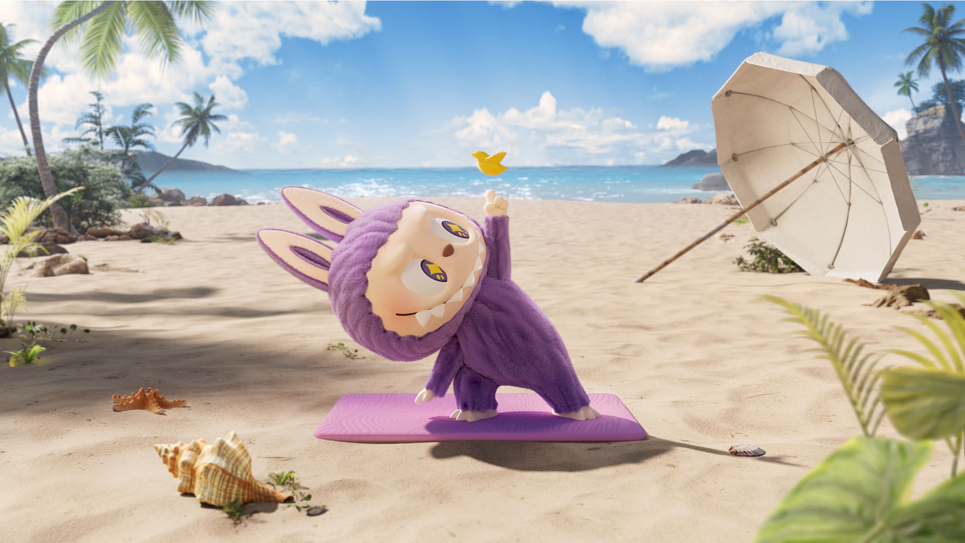 Amazon | 【POP MART 公式ストア】THE MONSTERS Lazy Yoga シリーズ 