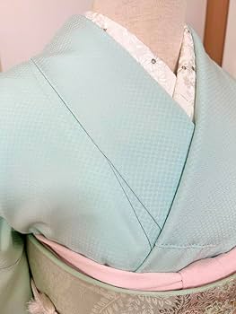 Amazon.co.jp: 無地絵羽訪問着 色無地 袋帯 帯締め3点セット