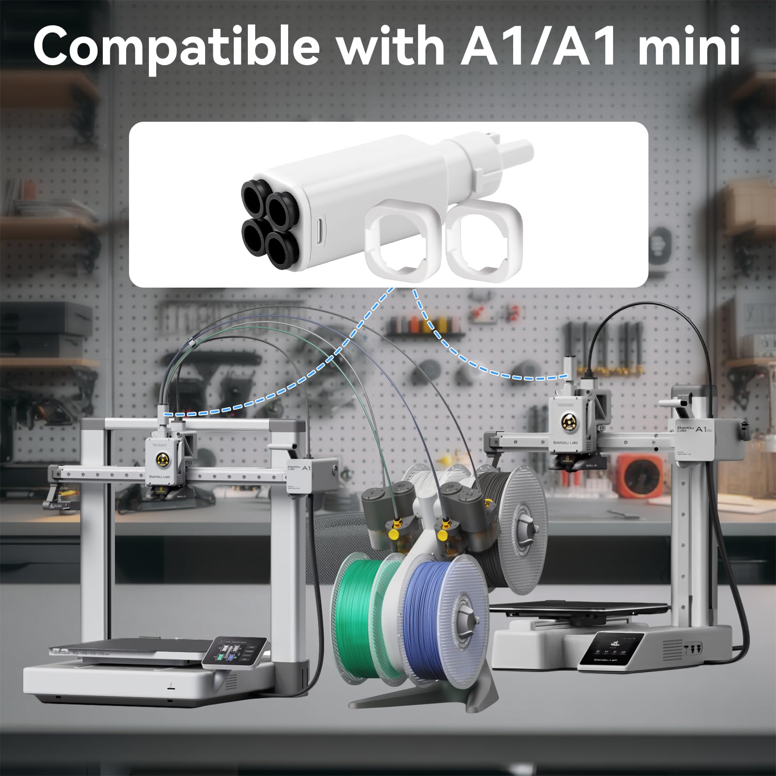 Amazon.co.jp: オリジナル4-in-1 PTFE アダプター、5 ウェイ