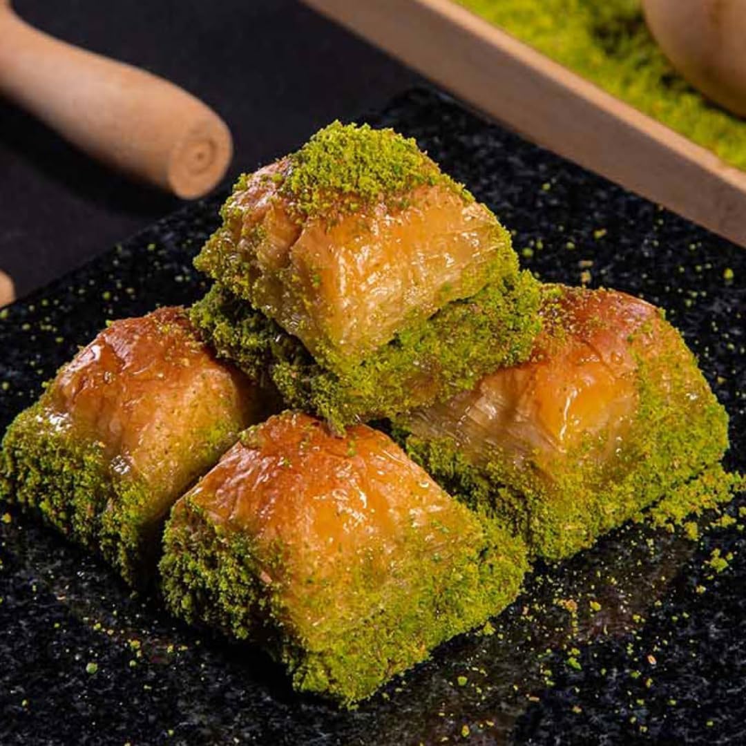Au Ble Dor Filo-Teigblätter für Baklava Teigblätter Täglich frischer Teig - Frisches Gebäck, Filoteig 470 Gramm x 50 Packungen mit Pufai Grocery