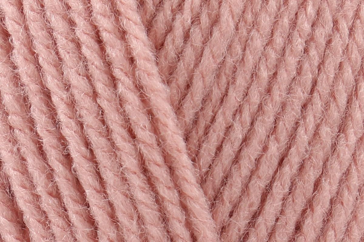 Sirdar Hayfield Bonus DK Crochet Yarn, 100% Acrylic Double Knitting Wool for Jumpers Toys Sweaters - 100g Balls - Oyster Pink (614) - Pack of 5 — image 1