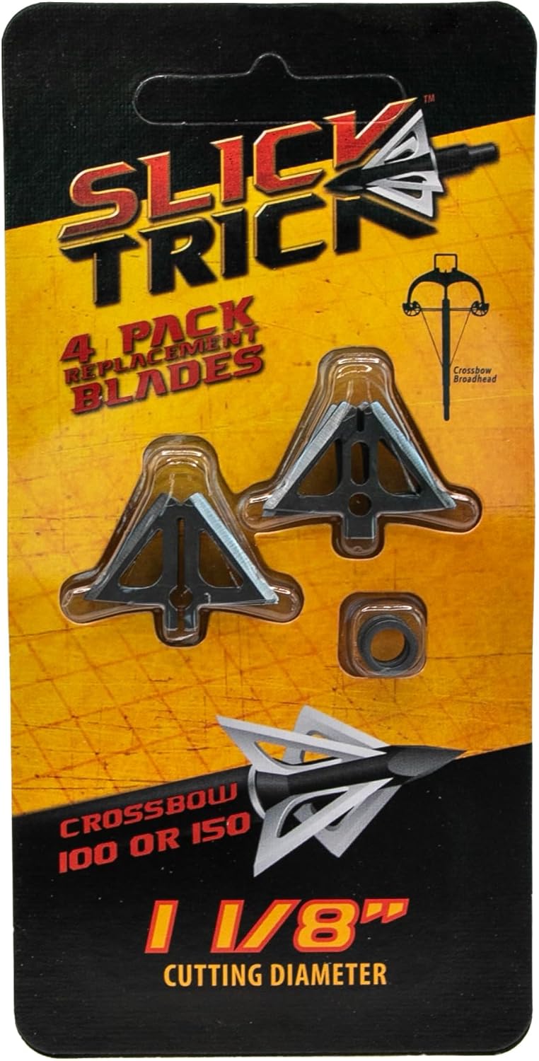 Slick Trick Broadhead 11/8 Xbow Blades 100/125 Gr 4 Pack