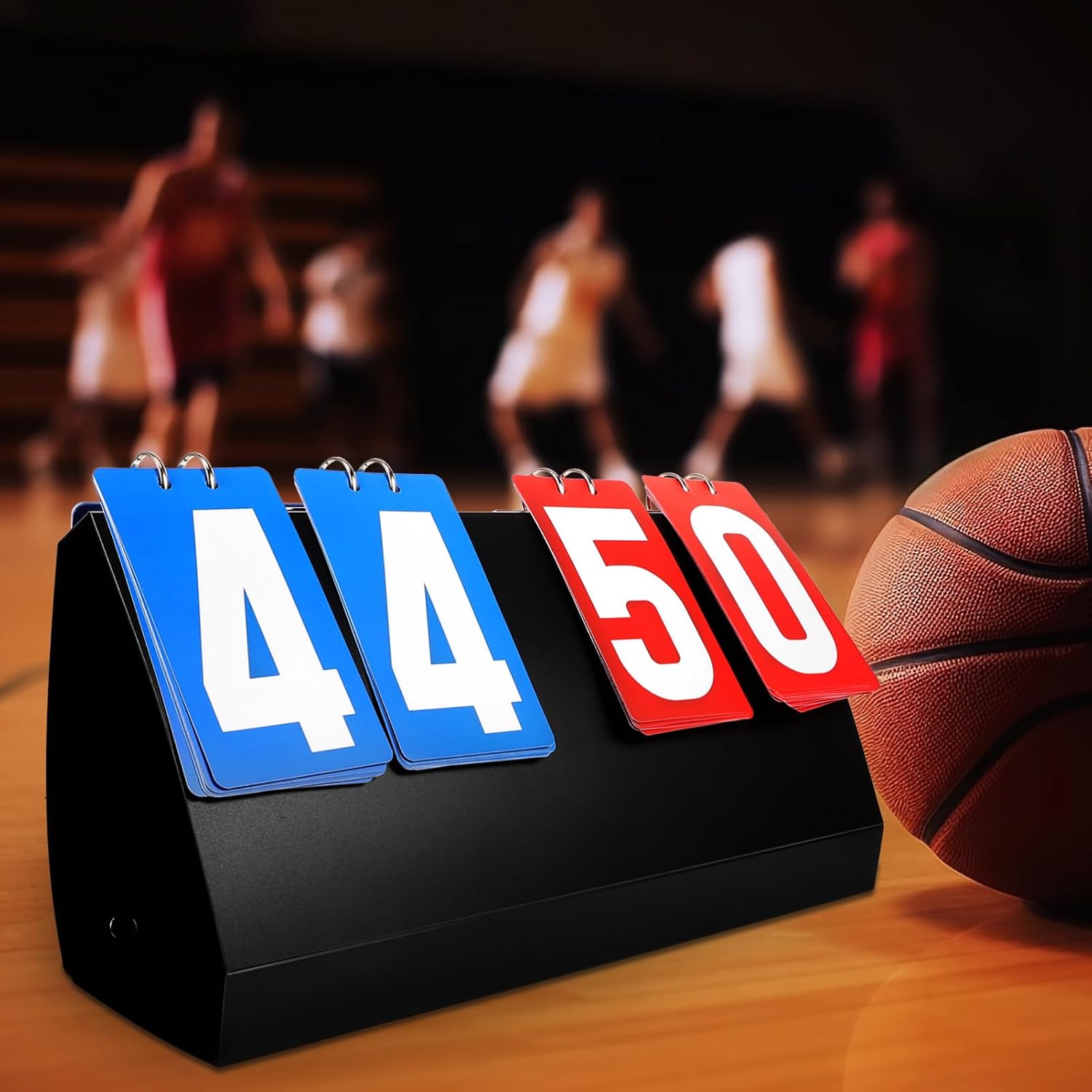 POPETPOP Portable Basketball Scoreboard Flipper Scorekeeper Material for Sports Games