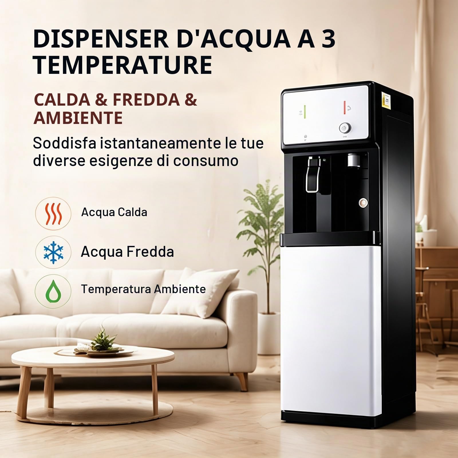Distributore Acqua a Colonnina Refrigerante a Boccioni
