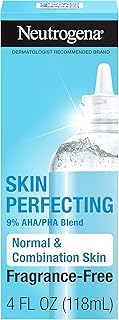 Neutrogena Skin Perfecting Daily Liquid Facial Exfoliant with 9% AHA/PHA Blend for Normal & Combination Skin, Smoothing & ...