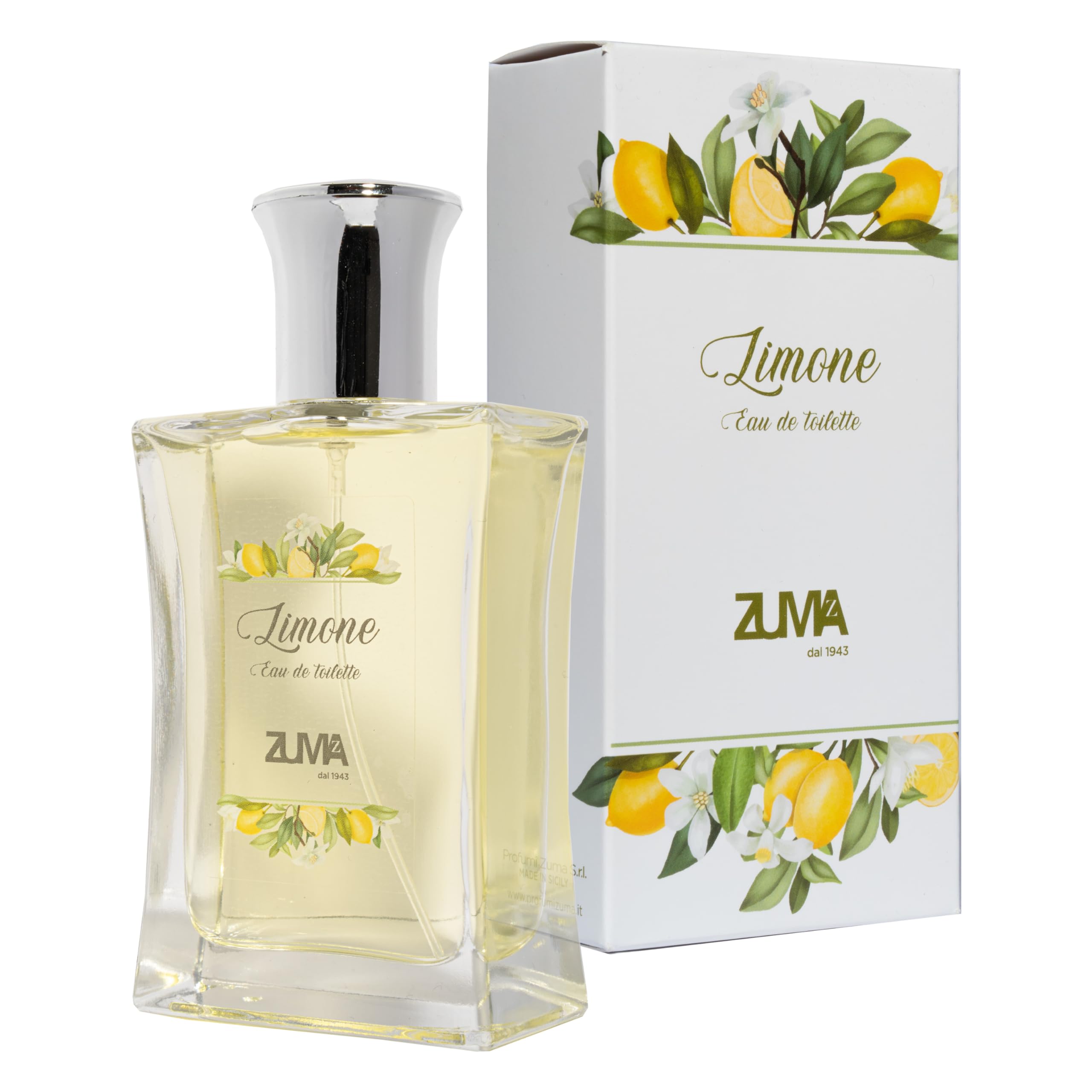 Profumi Zuma - Perfume Mujer y Hombre de Limón - Eau de Toilette Spray de Fragancia Cítrica Unisex - Made in Italy (Limone di Sicilia 100 ml)