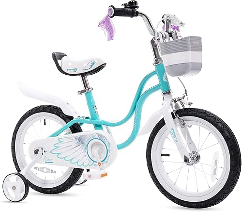 Miniatura 23 de Royalbaby Princess - Bicicleta para niñas de 12, 14, 16, 18, 20 pulgadas, con cesta para niños de 3 a 12 años