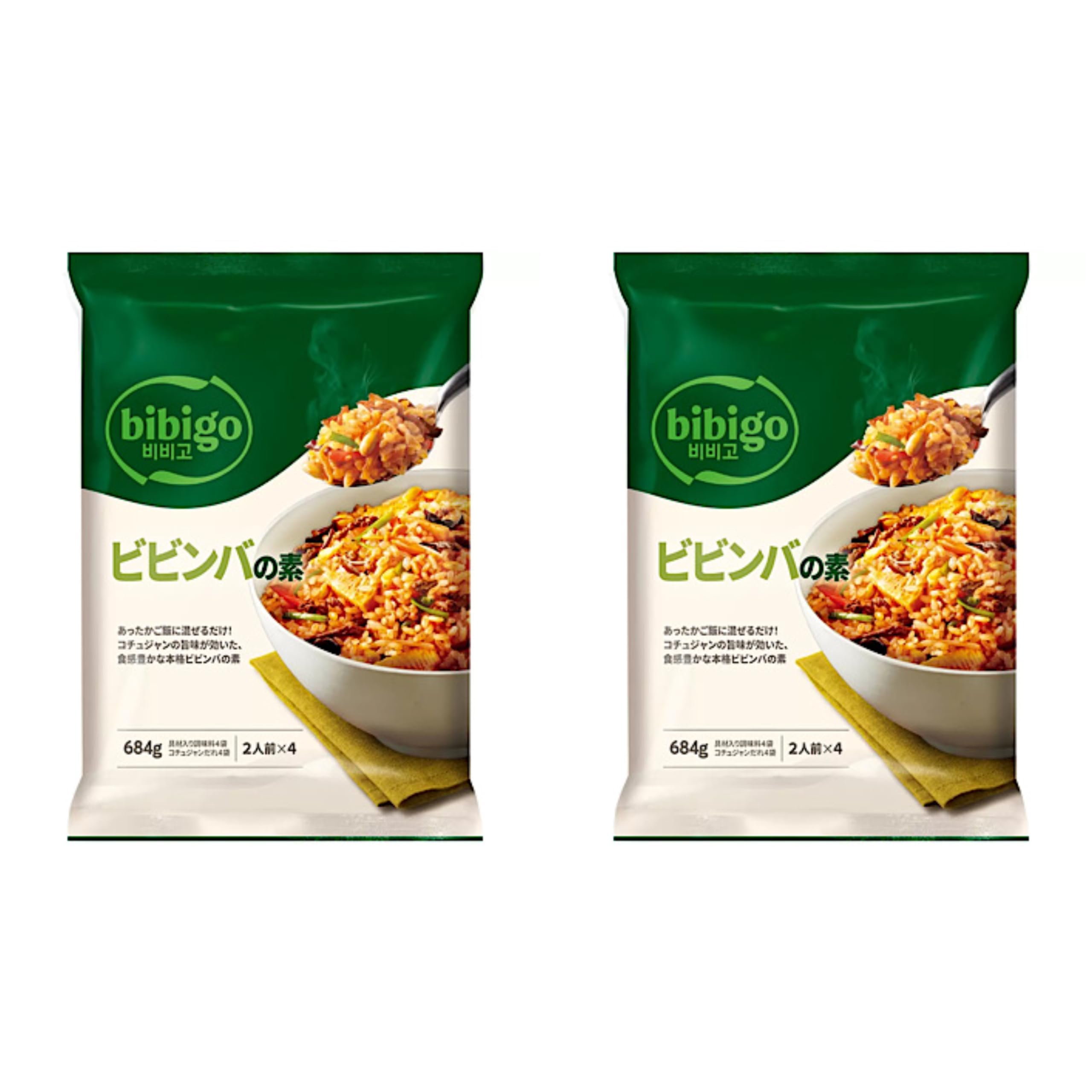 Amazon | コストコ ビビゴ ビビンバの素 2人前 x 4パック 2個セット