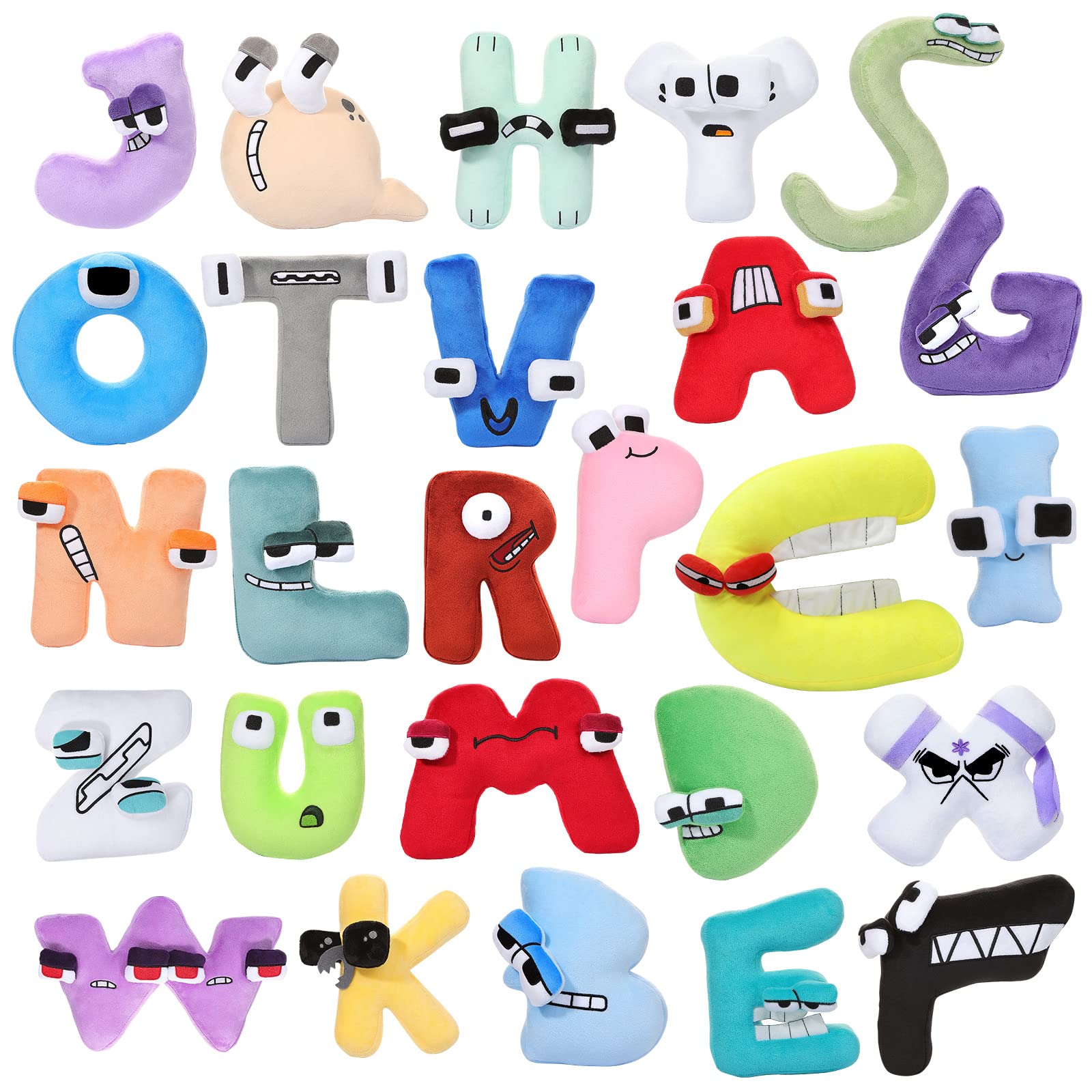 Photo 1 of 26Pcs Easter Alphabet Lore Plush,Alphabet Lore Plushies Toys Gifts for Mom and Gifts for Dad 26pcs Alphabet Lore Plushies