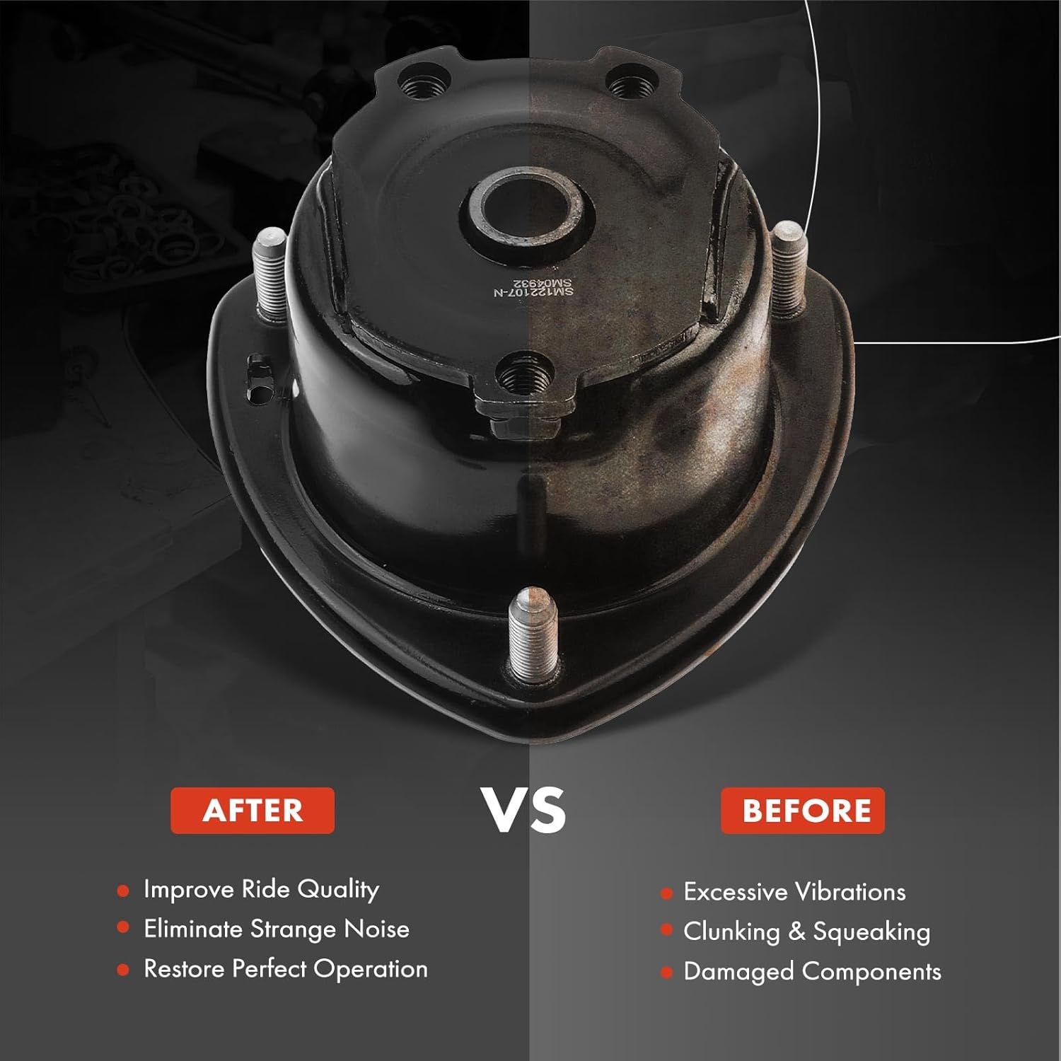 A-Premium Front Suspension Strut Mount Compatible with Chevrolet Tracker 1999-2004 Suzuki Grand Vitara 1999-2005 Vitara XL-7