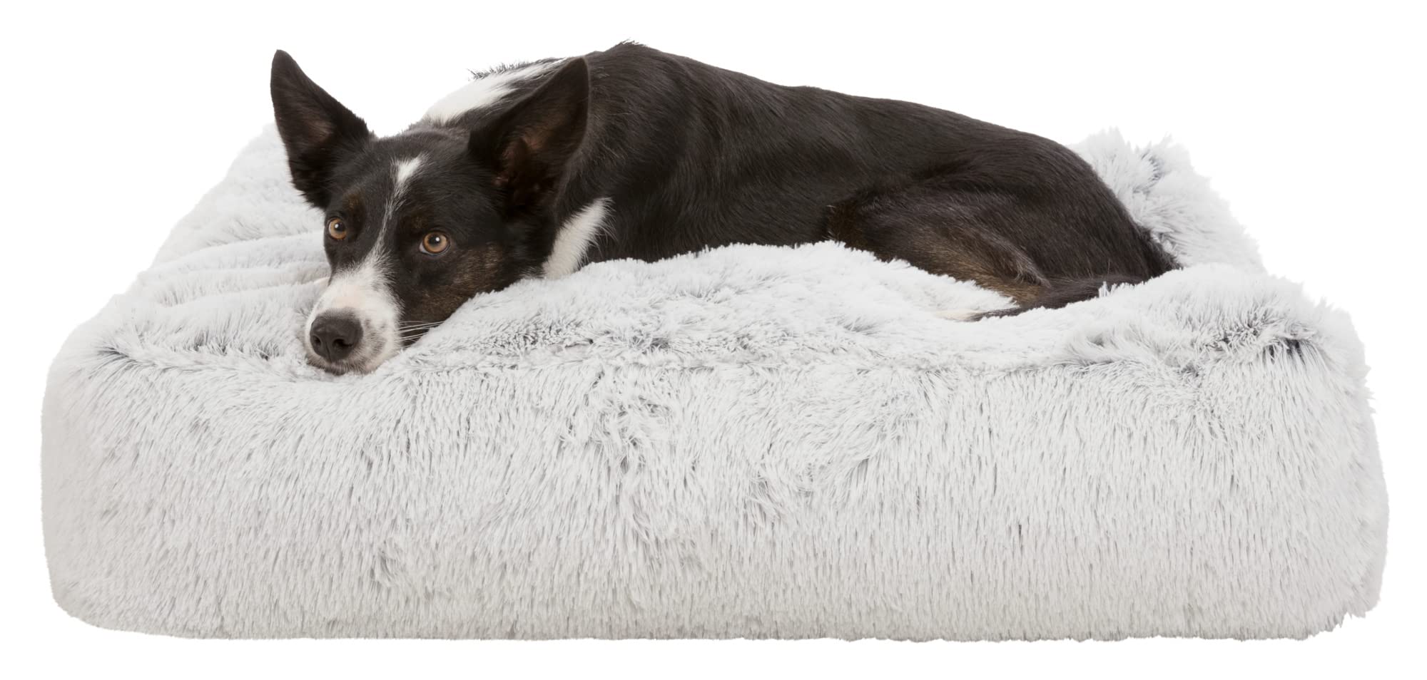 TRIXIE 38018 Kissen Harvey, eckig, 80 × 60 cm, weiß-schwarz