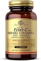 Vista 1 de Solgar Ester-C Plus vitamina C (complejo de ascorbato Ester-C) tabletas de 1000 mg , 033984010512, 60, 1, 1