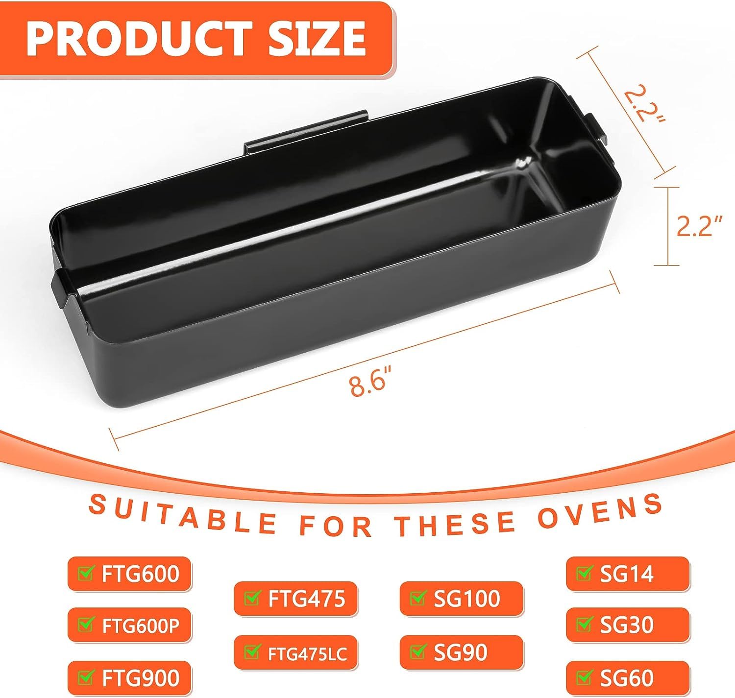 QuliMetal Łapacz smaru do grilla Camp Chef - pasuje do modeli SG100, SG90, SG14, SG30, SG60, FTG600, FTG900, FTG475, patelni do zbierania smaru, z 15-pakowymi wkładkami z folii aluminiowej