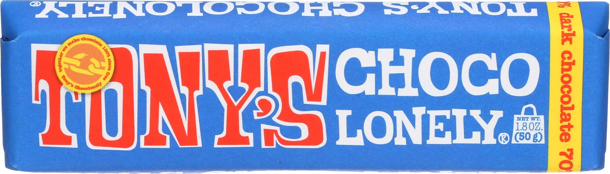 Amazon.com : Tony's Chocolonely Extra Dark Chocolate Bar, 1.8 oz