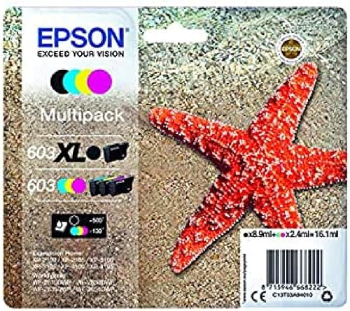 Epson Cartouche jet d'encre 603XL - Noir XL/STD, cyan, ma… - 1