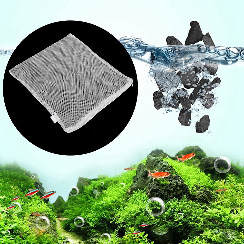 Aquarium Filtermedia zak/ net met Rits 20x25cm - 3 stuks