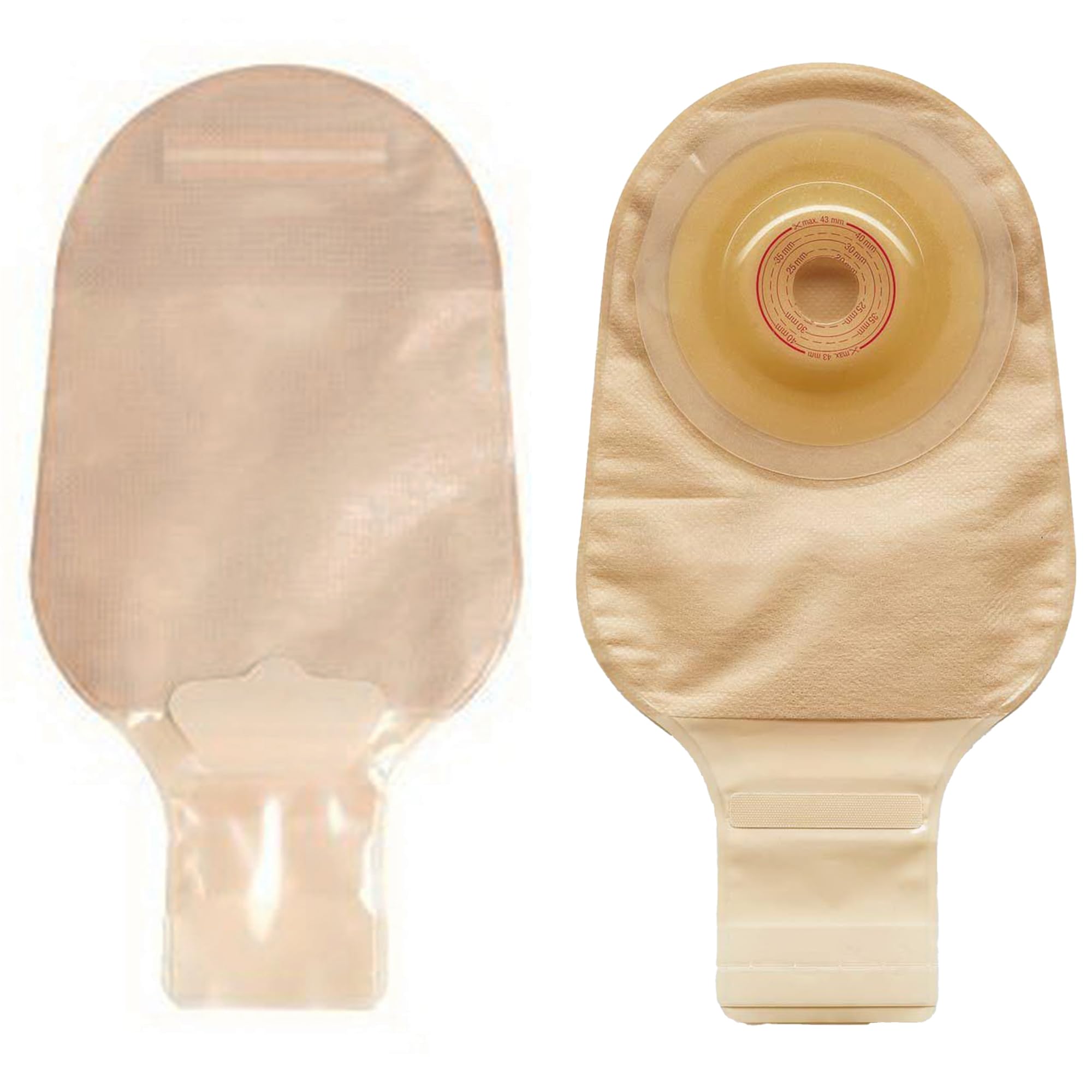Amazon.com: Convatec Esteem Flex Convex 1 piece Drainable Pouch V2
