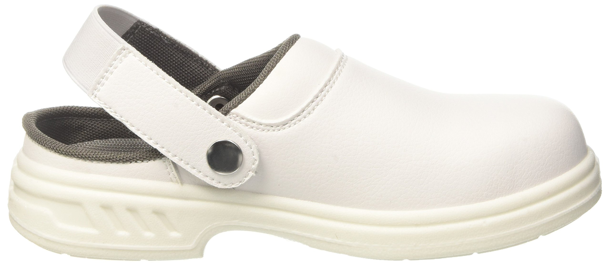 Portwest Zueco De Seguridad Steelite Sb Ae Wru, Tamaño: 36, Color: Blanco, FW82WHR36