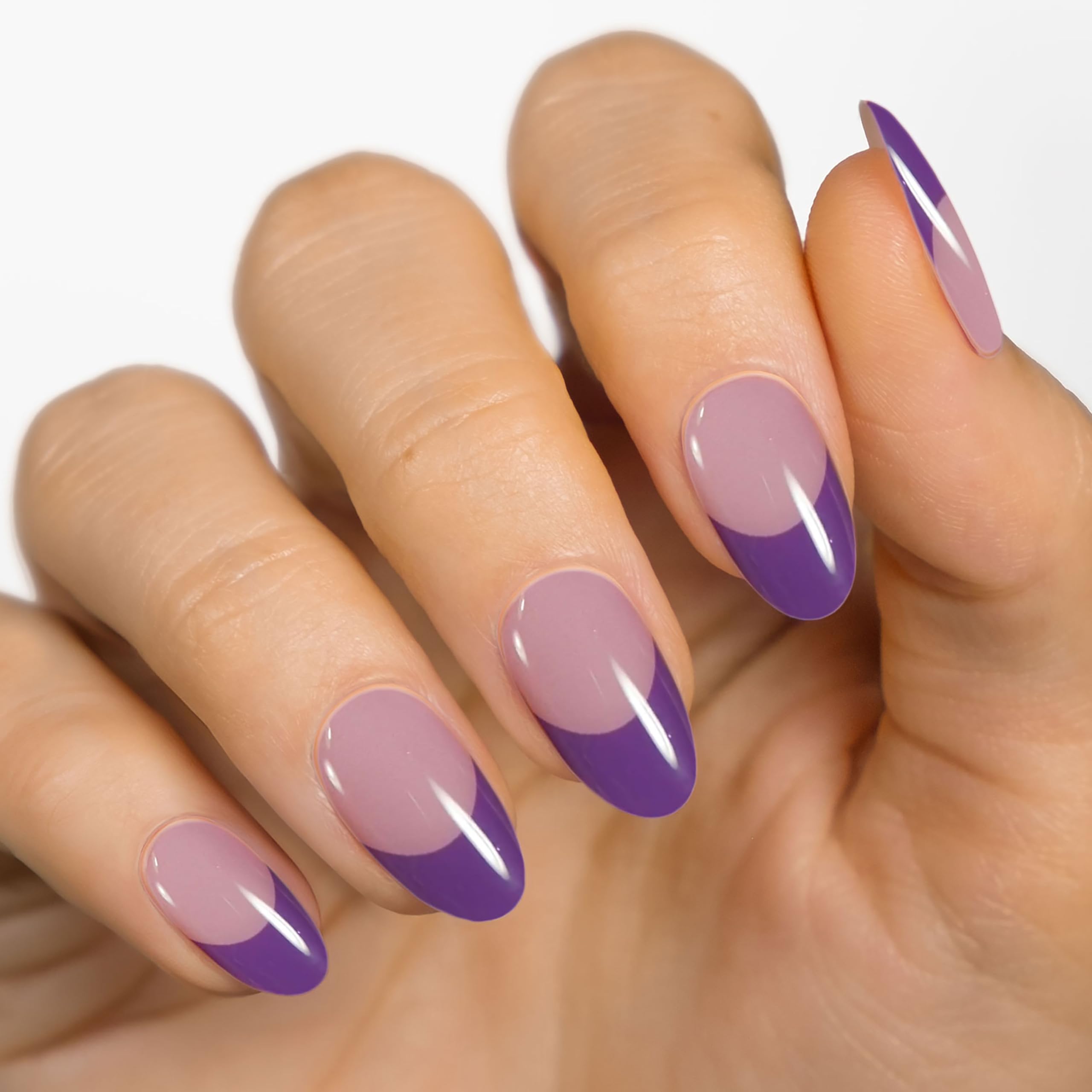 MOYOU LONDON Semi Cured Gel Nail Strips, 20 Pcs. Waterproof Gel Nail Wraps, Cures in Sunlight or UV/LED Lamp - Image 2