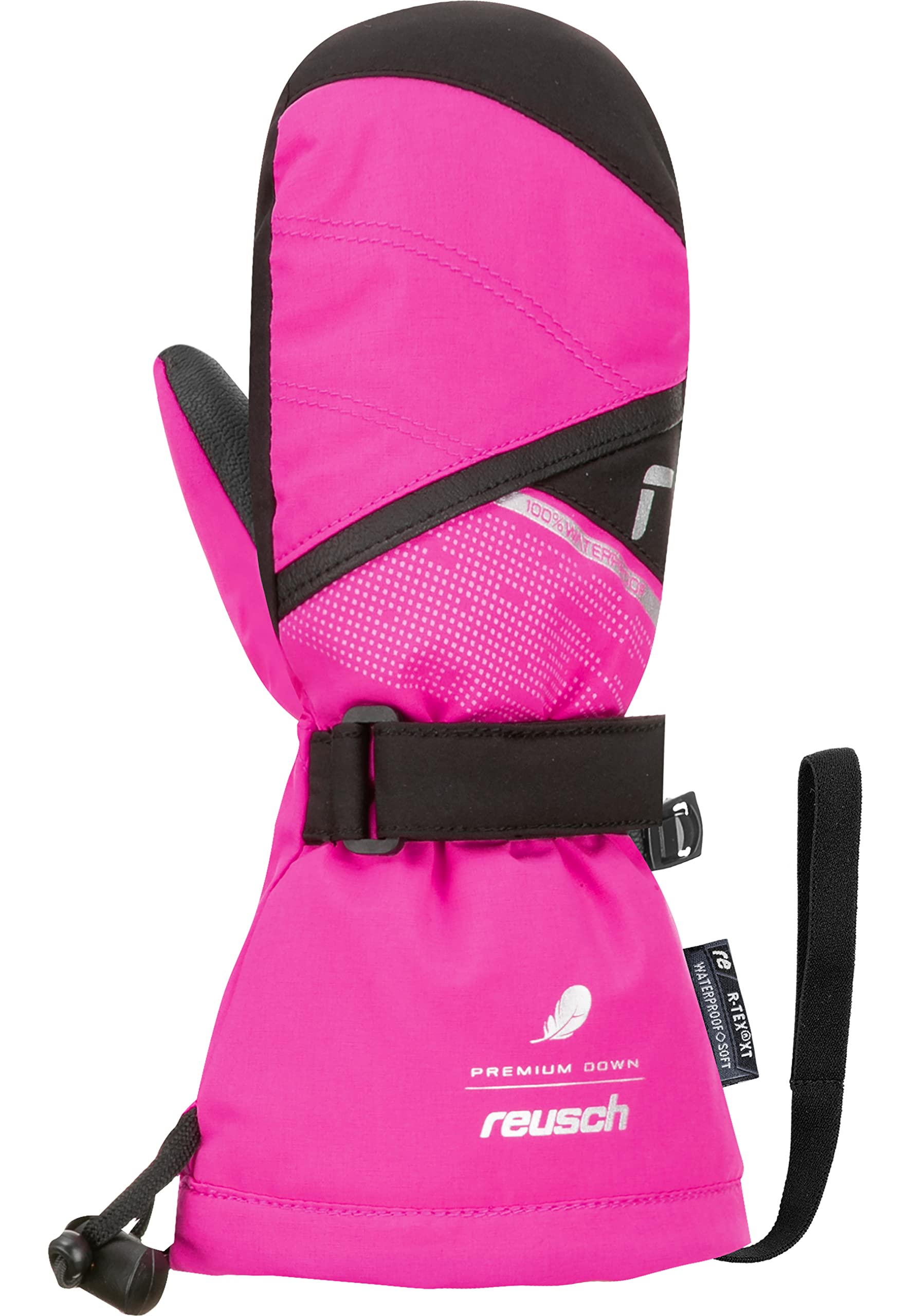 Reusch Kaden Down R-TEX XT Moufles Chaudes, imperméables, Coupe-Vent et Respirantes, Gants d'hiver pour Enfants, bébés, Tout-Petits, Filles, garçons