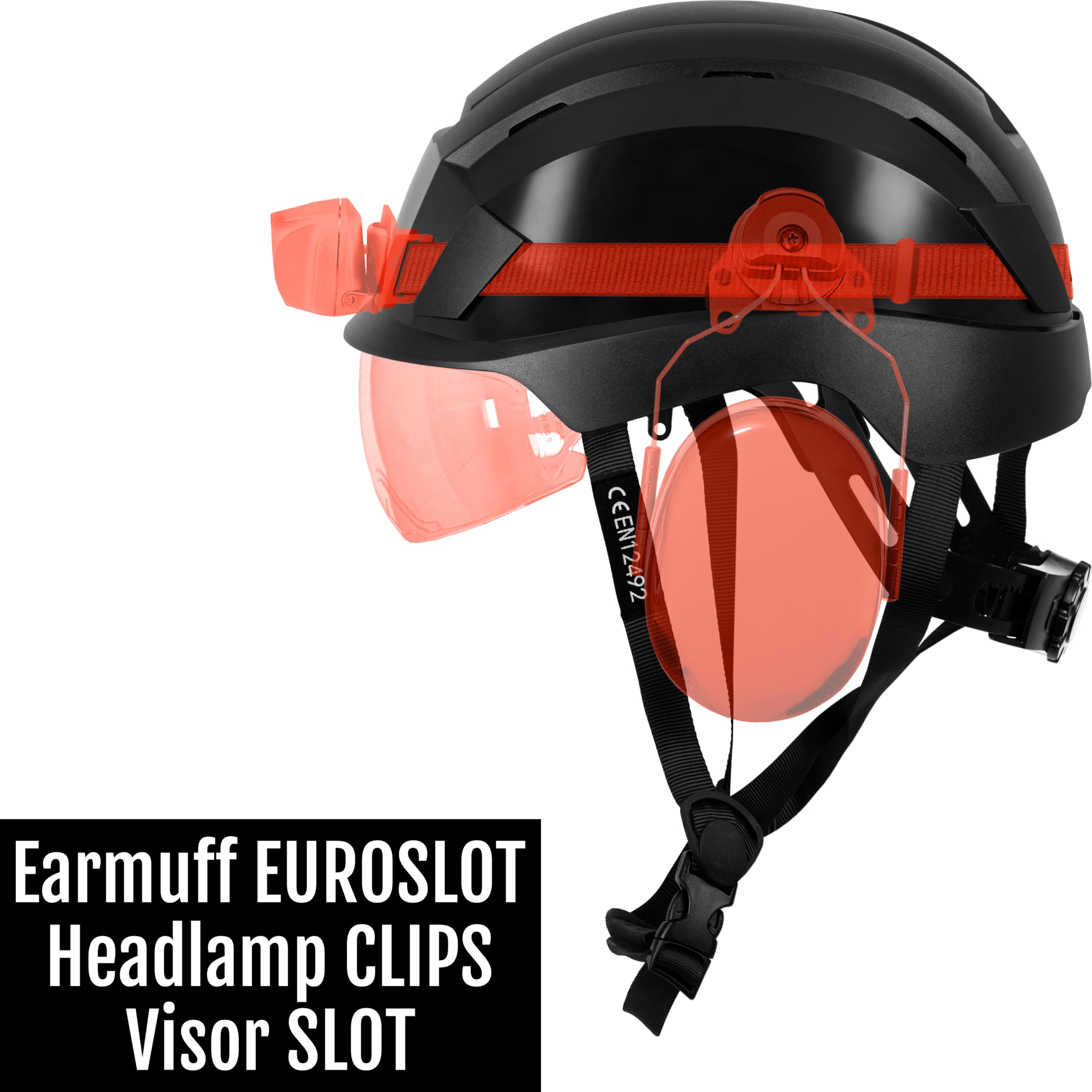ACE Patera Premium Casque de Protection - Casque de Chantier et d'alpinisme pour Le Travail et Le Sport - Casque d'escalade léger et Casque de Chantier