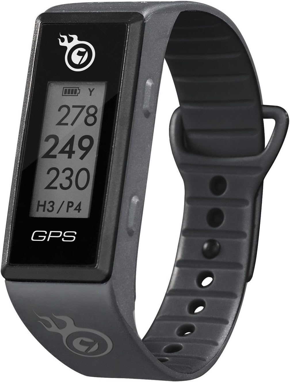 IZZO Golf Swami Golf GPS Watch, Black