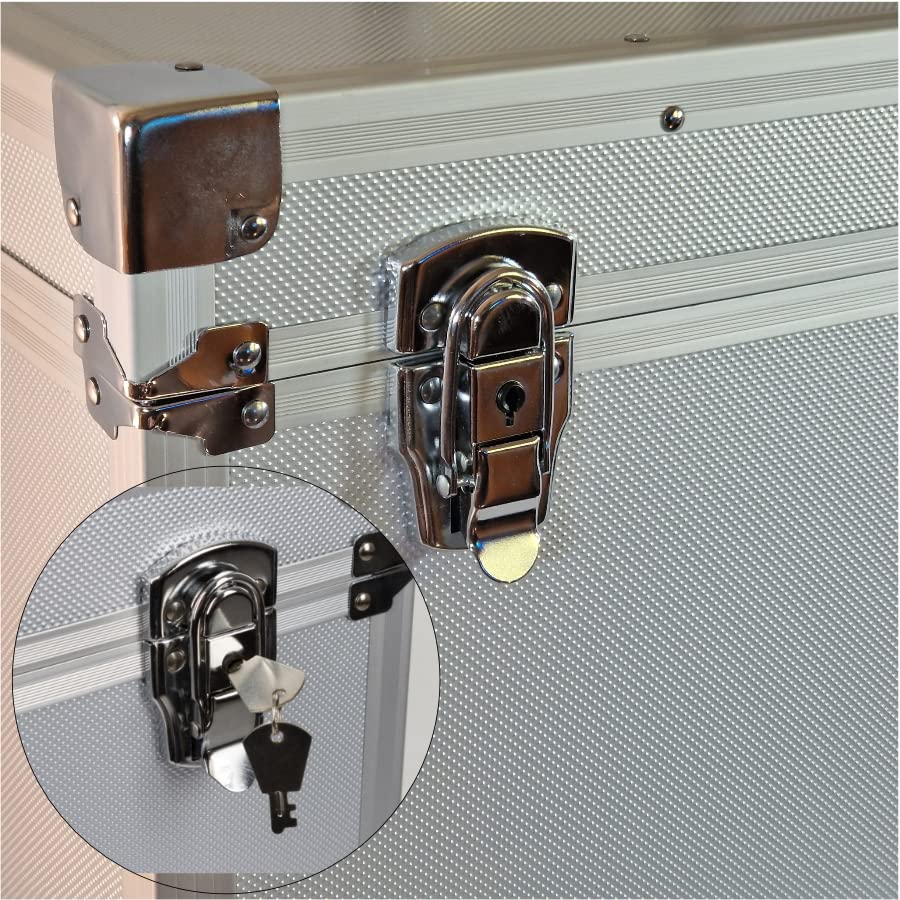 Caja de aseo para llevar todo el caso de aluminio Pony Riding Horse Tack contenedor de almacenamiento ecuestre veterinario mascota perro peluquero