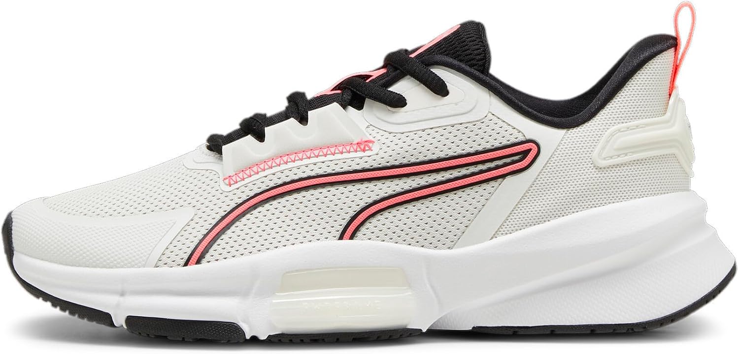 PUMA Kadın PWRFrame TR 3 Wns-Vapor Gray-PUMA Black-Sunset Glow Low Boot 36