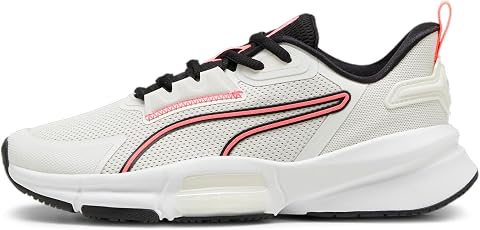 PUMA Kadın PWRFrame TR 3 Wns-Vapor Gray-PUMA Black-Sunset Glow Low Boot 36