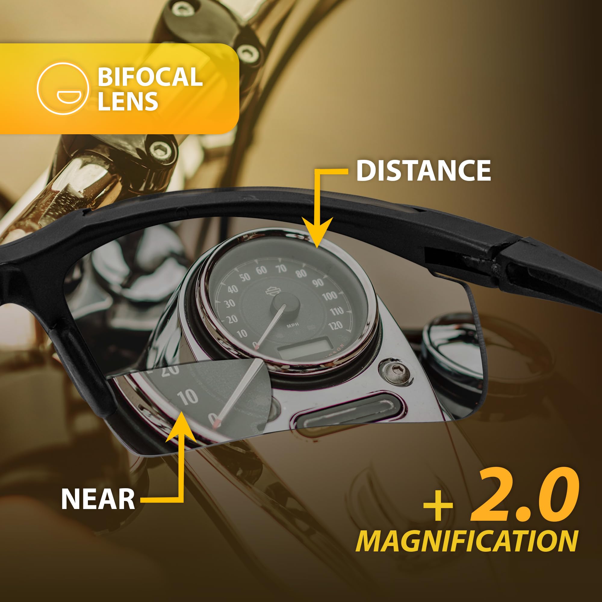 Global Vision Eyewear Two Pairs of Apex 2.0 Bifocal Safety Glasses, One Pair with Clear Lenses and One with Smoked by